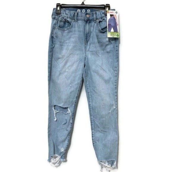 REWASH JUNIOR SUPER HIGH RISE MOM Jeans Size 7/ 28 ~Perfectly Fits The Waist~ - Picture 6 of 9